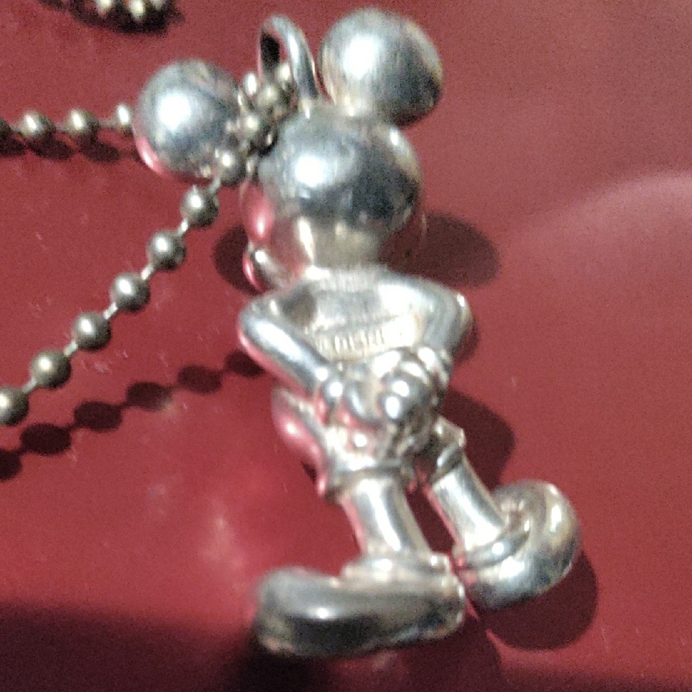 Disney Silver Mickey Mouse Necklace - Picture 4 of 5